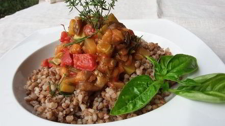 Рецепт рататуя с гречневой кашей