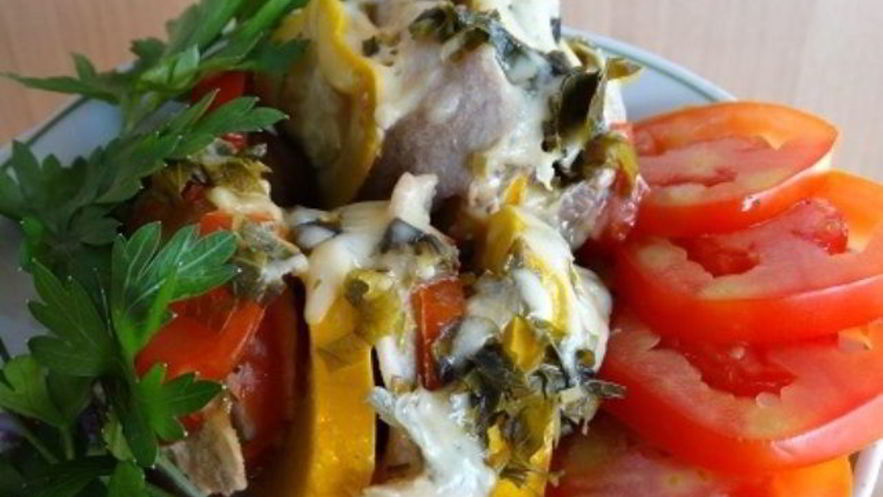 Рецепт рататуя с мясом в мультиварке