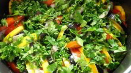 Рецепт рататуя с мясом в мультиварке