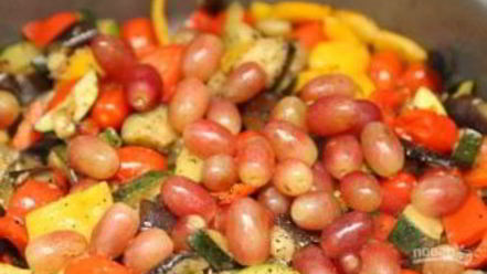 Рецепт рататуя с виноградом