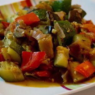 Рецепт Рататуя со свининой