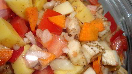 Рецепт рататуя в микроволновке