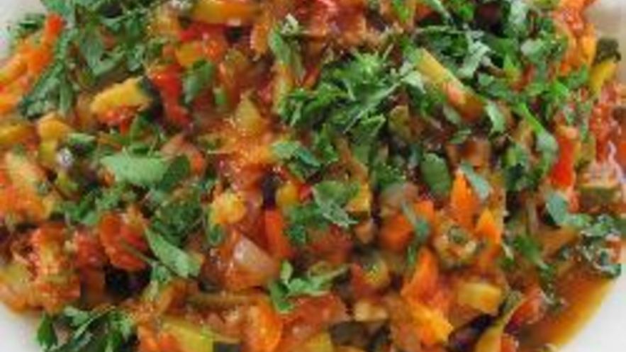 Рецепт тушеных кабачков и баклажаны