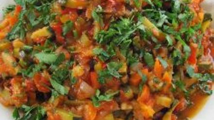 Рецепт тушеных кабачков и баклажаны