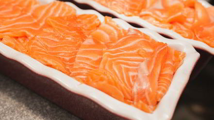 Рецепт яркого рататуя с семгой