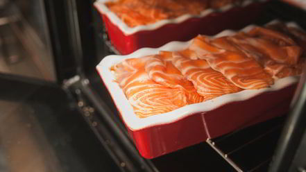 Рецепт яркого рататуя с семгой