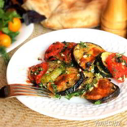 Рецепт Экспресса Рататуй из запеченных овощей