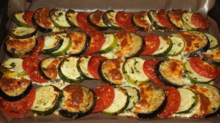 Рецепт экспресса рататуй из запеченных овощей