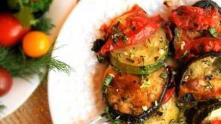 Рецепт экспресса рататуй из запеченных овощей