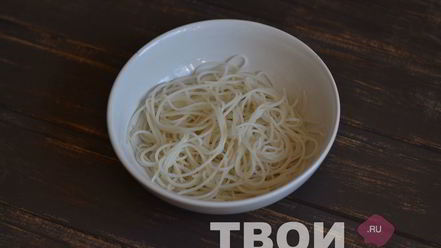 Рецепт рисовой лапши с говядиной