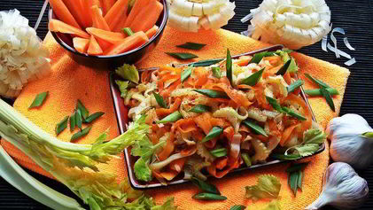 Рецепт Рисовой лапши с овощами