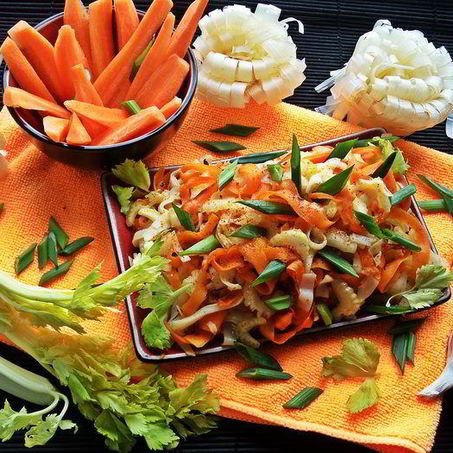 Рецепт Рисовой лапши с овощами