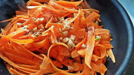 Рецепт рисовой лапши с овощами