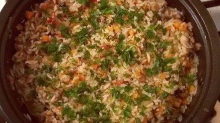 Рецепт грибного ризотто с овощами