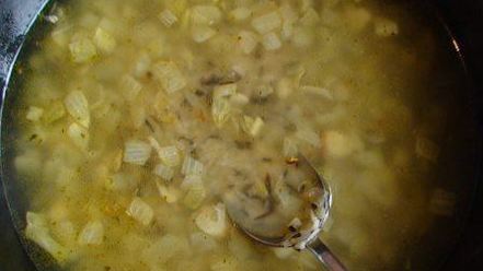 Рецепт итальянского ризотто с маринованными грибами и сыром джюгас