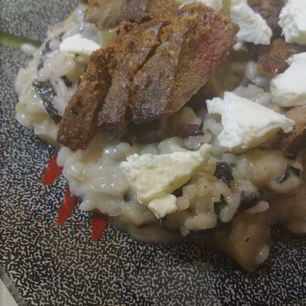 Рецепт Овощного ризотто и печень