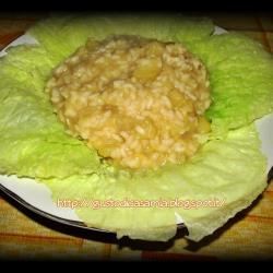 Рецепт Овощного ризотто с картофелем и капустой