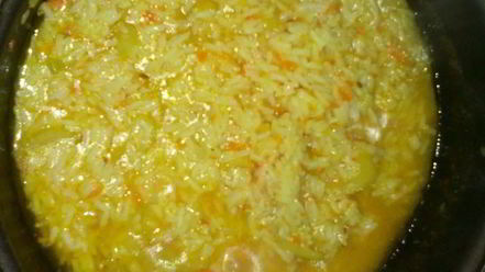 Рецепт ризотто и золотая курочка