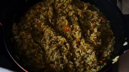 Рецепт ризотто из бурого риса с овощами