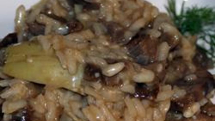 Рецепт ризотто с бараниной и артишоками