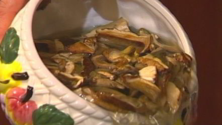 Рецепт ризотто с белыми грибами и апельсинами