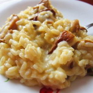 Рецепт Ризотто с белыми грибами и сливками