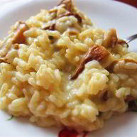 Рецепт Ризотто с белыми грибами и сливками