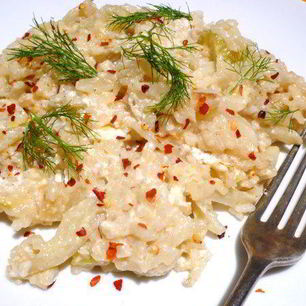 Рецепт Ризотто с фенхелем и рикоттой