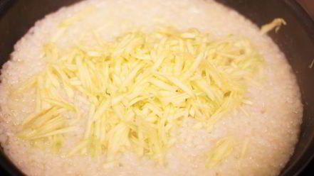 Рецепт ризотто с фенхелем, цукини и мятой