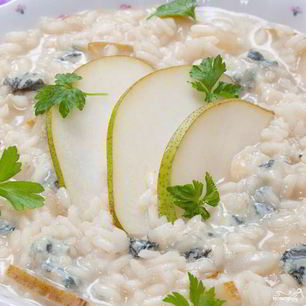 Рецепт Ризотто с горгонзолой и грушей