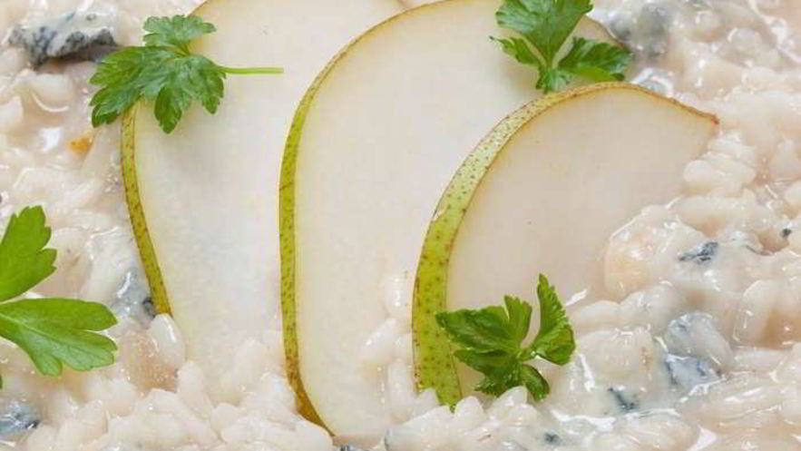 Рецепт ризотто с горгонзолой и грушей