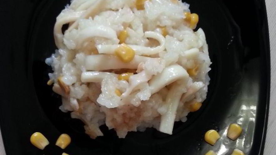 Рецепт ризотто с кальмарами