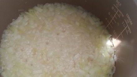 Рецепт ризотто с кальмарами