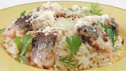 Рецепт Ризотто с карпом