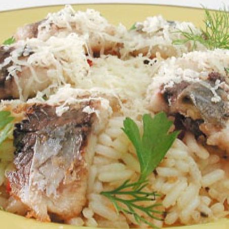 Рецепт Ризотто с карпом