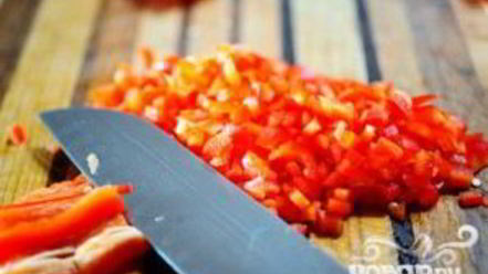 Рецепт ризотто с красным перцем