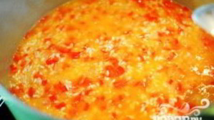Рецепт ризотто с красным перцем
