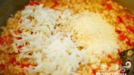 Рецепт ризотто с красным перцем