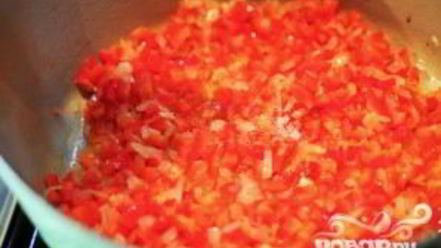 Рецепт ризотто с красным перцем