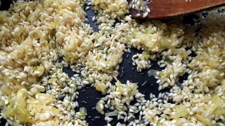 Рецепт ризотто с красным вином