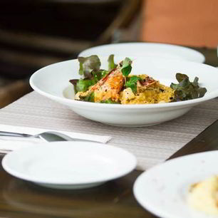 Рецепт Ризотто с креветками и гребешками