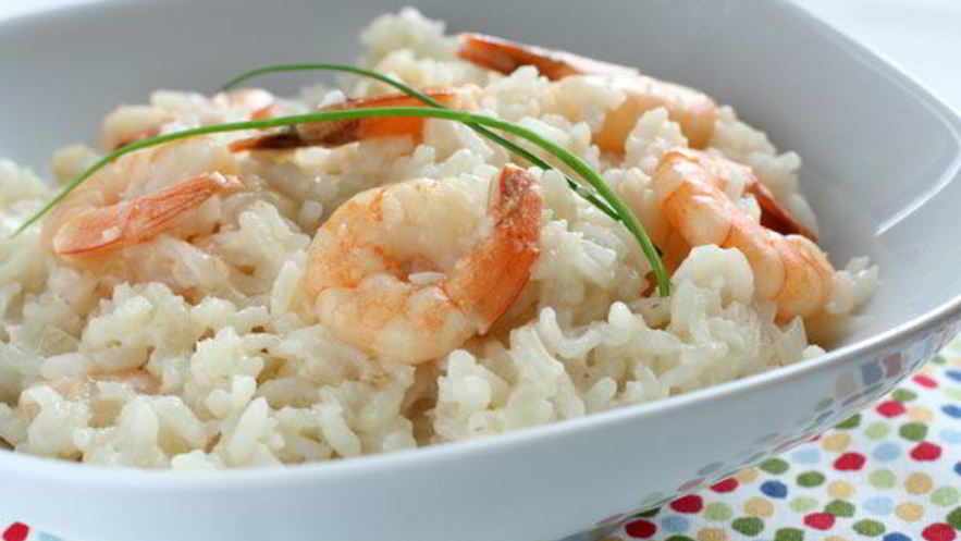 Рецепт ризотто с креветками