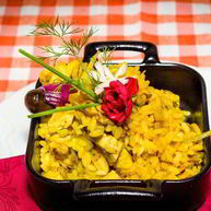 Рецепт Ризотто с курицей и карри