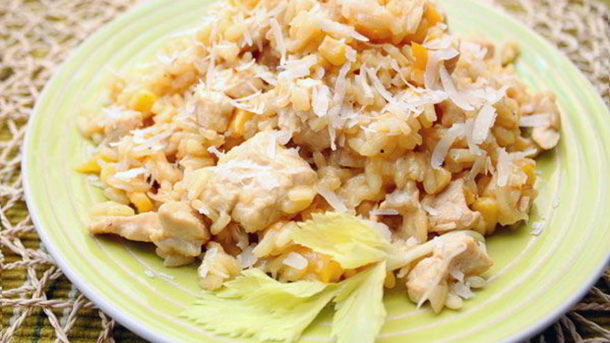 Рецепт ризотто с курицей