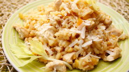 Рецепт ризотто с курицей