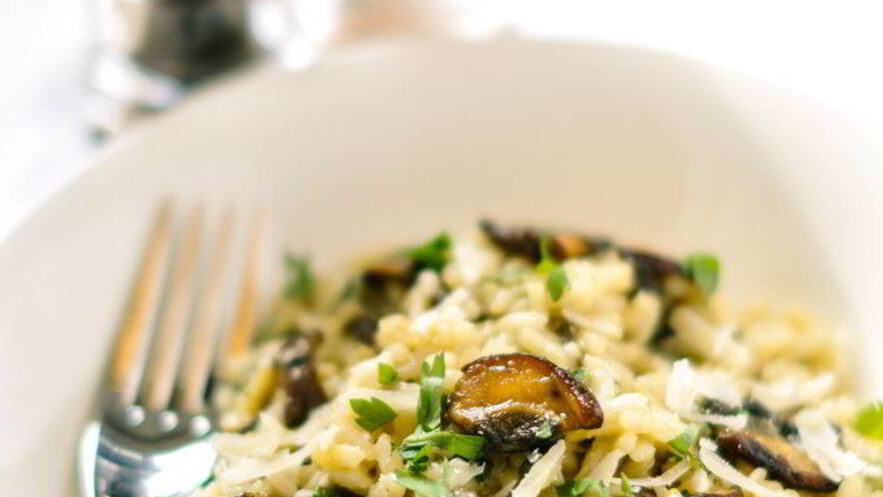 Рецепт ризотто с лесными грибами