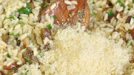 Рецепт ризотто с лесными грибами