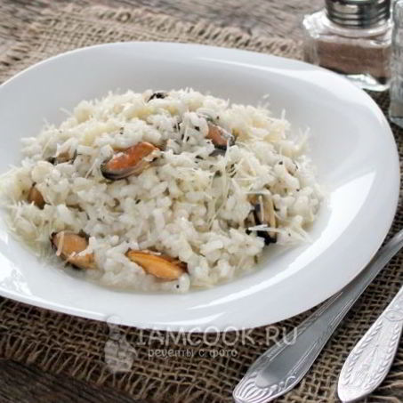 Рецепт Ризотто с мидиями
