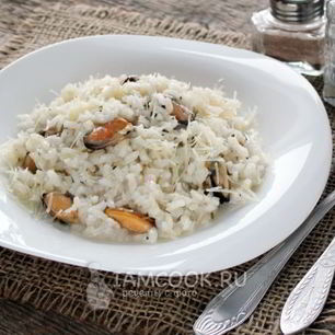 Рецепт Ризотто с мидиями