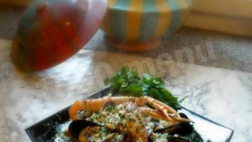 Рецепт ризотто с моллюсками